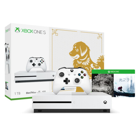 行 解锁通用版】微软(Microsoft)Xbox One S 1T