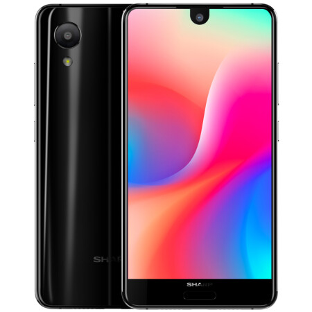 【蓝牙套装版】夏普 SHARP AQUOS S3 mini 全面屏手机 全网通 6GB+64GB 曜石黑 移动联通电信4G手机 双卡双待,降价幅度28.8%