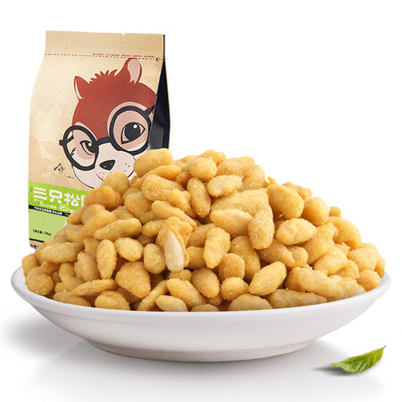 三只松鼠特产炒货休闲零食蟹黄味瓜子仁218g袋