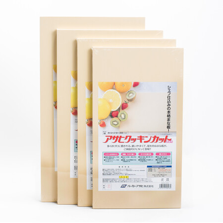 朝日（asahi） 日本原装进口菜板 砧板 耐用不易发霉案板(45.1cm*25.1cm*1.5cm)