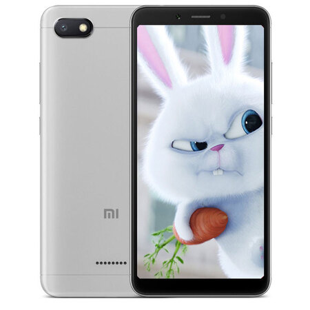 小米(MI) 小米红米6a 铂银灰 标配版(2GB+16G