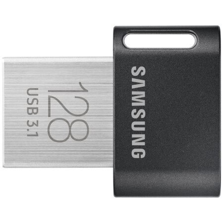 三星（SAMSUNG）FIT升级版+ 128GB USB 3.1 Gen 1 闪存盘 传输速度300MB/s 高速车载U盘 黑色迷你