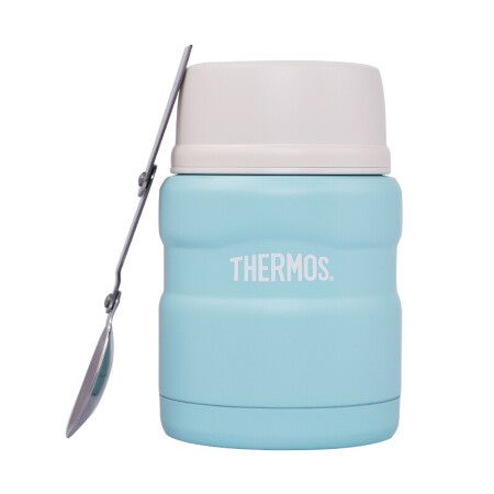 膳魔师（THERMOS）儿童保温桶学生食物罐真空焖烧罐不锈钢保温桶/壶SK-3000MR WB 470ml