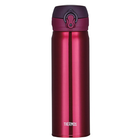 膳魔师（THERMOS）高真空不锈钢 时尚保温/保冷水杯 保温杯子JNL-500 500ml BGD 樱桃红