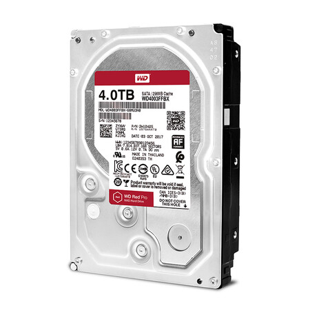 西部数据(WD)红盘Pro 4TB 网络储存硬盘(NAS硬盘/SATA6Gb/s/256M缓存/WD4003FFBX)