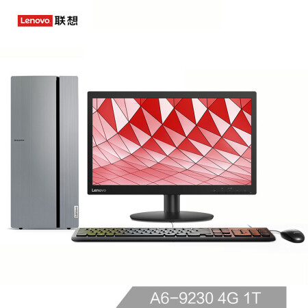 联想（Lenovo）天逸310S商用台式办公电脑整机（A6-9230 4G 1T 集显 WiFi 蓝牙 一年上门 win10）19.5英寸