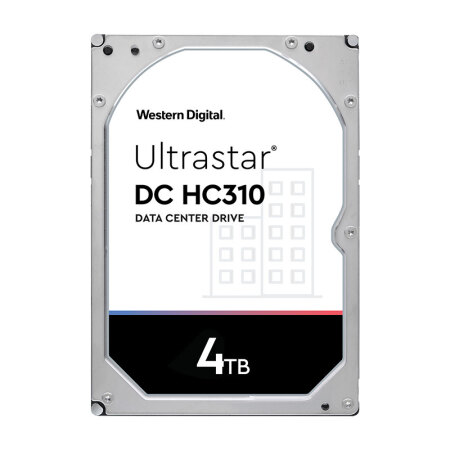 西部数据（Western Digital）4TB 数据中心(企业级硬盘｜550TB负载/年｜200万小时/MTBF｜五年质保)