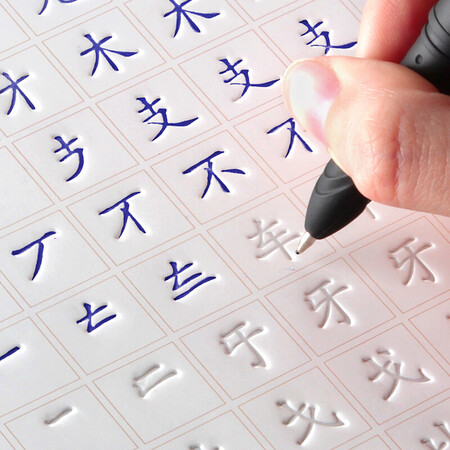 六品堂 儿童练字帖楷书小学生凹槽练字板 学前