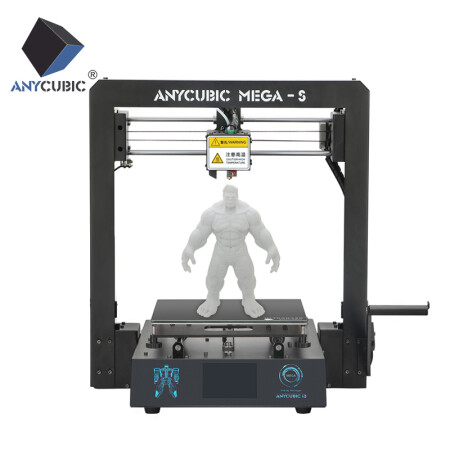 ANYCUBIC 3D打印机 MEGA i3全金属彩屏准工业级高精度 家用 桌面级创客三d打印机 Mega-S（预计9月5号发货） 官方标配（一年质保）