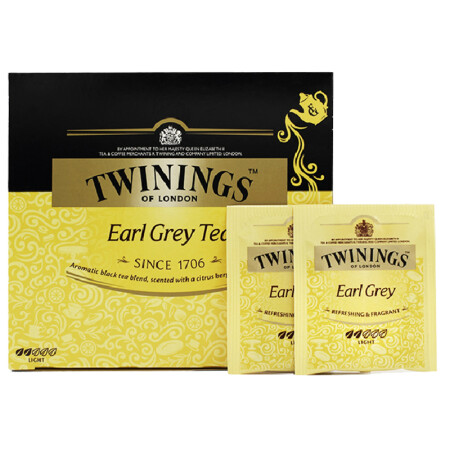 川宁（TWININGS） 波兰进口 茶叶红茶 英国川宁豪门伯爵经典红茶 100g,降价幅度13.2%