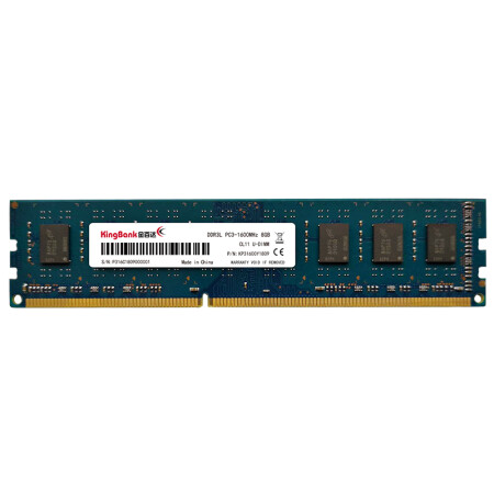 金百达（KINGBANK）DDR3L 1600 8GB 台式机 内存条