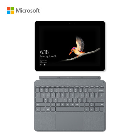 【亮铂金键盘套装】微软（Microsoft）Surface Go 二合一平板电脑 10英寸（英特尔 4415Y 8G内存 128G存储）