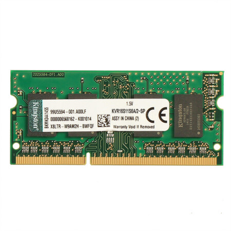 金士顿(Kingston)DDR3 1600 2GB 笔记本内存