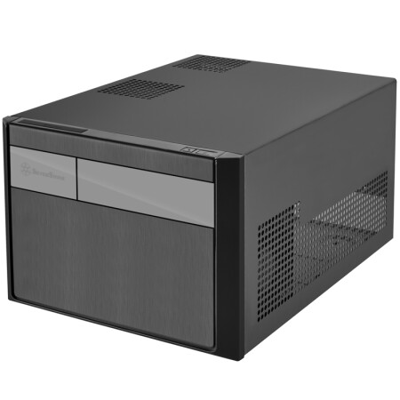 银欣（SilverStone）SG11 珍宝11 黑色 SFF机箱（支持M-ATX/ITX主板/ATX电源/长显卡)