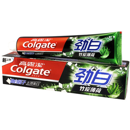 高露洁（Colgate） 劲白竹炭薄荷 牙膏 180g ( 新老包装随机发放 )