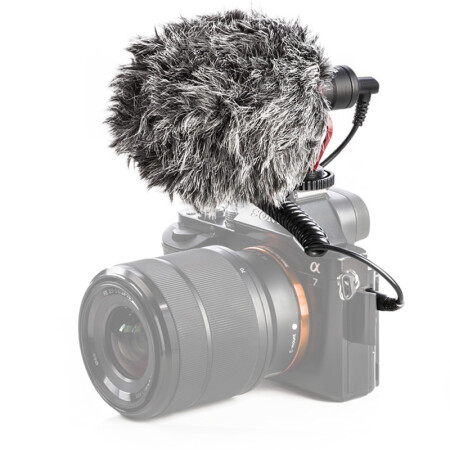 BOYA 博雅BY-MM1单反录音话筒采访麦克风DV相机摄影录音专业麦克风手机直播户外收音电容麦有线 BY-MM1