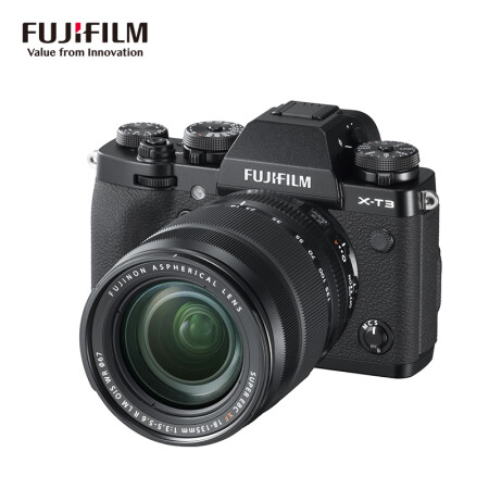 富士 (FUJIFILM) X-T3/XT3 XF18-135 微单 黑色机身 照相机 2610万像素 翻折触摸屏 4K