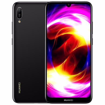 华为(HUAWEI)畅享 9e 全网通版移动联通电信4G 双卡双待全面珍珠屏老年老人手机 幻夜黑 (3G RAM+64G ROM)