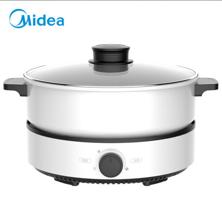 美的（Midea）多用途锅 家用多功能大容量电火锅 煎烤机 电热锅 电炒锅 分体式简约不粘锅MC-DY26Easy501,降价幅度10.1%