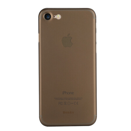 邦克仕(Benks)苹果iPhone7手机壳 全包保护壳 苹果i7保护壳手机保护套 纤薄磨砂 手感舒适防指纹 透黑色