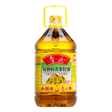 鲁花 食用油 非转基因 菜籽油 5L