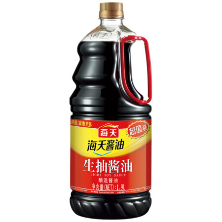 海天 生抽酱油 黄豆酿造酱油 调料调味料1.9L