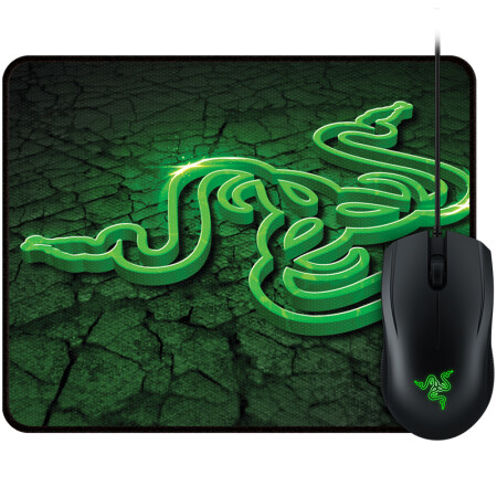 雷蛇（Razer）ABYSSUS狂蛇2000型号 游戏鼠标和重装控制板小号套装 电竞鼠标 绝地求生鼠标 吃鸡鼠标,降价幅度28.8%