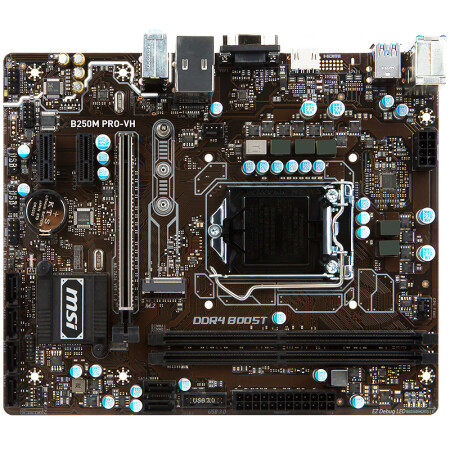 微星(msi)b250m pro-vh主板(intel b250/lga 1151)