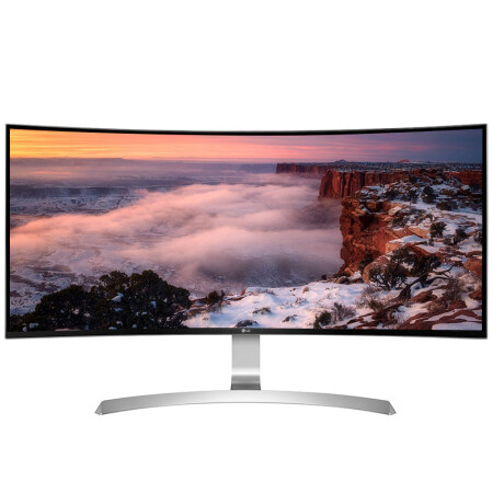 lg 34uc99-w 34英寸 21:9超宽屏曲面高分辨率ips硬屏 爱眼不闪滤蓝光