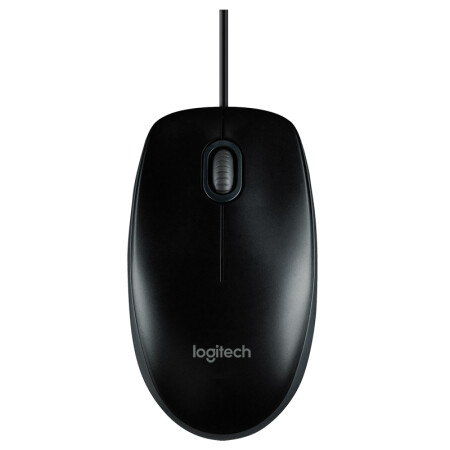 罗技（Logitech）M100r 光电鼠标 （黑色） 