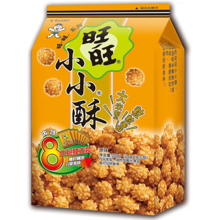 旺旺 休闲膨化零食 小小酥 原味 200g