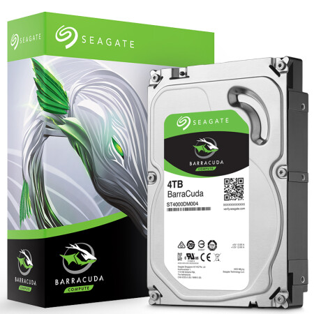 希捷(SEAGATE)酷鱼系列 4TB 5400转256M SATA6Gb/s 台式机机械硬盘(ST4000DM004)