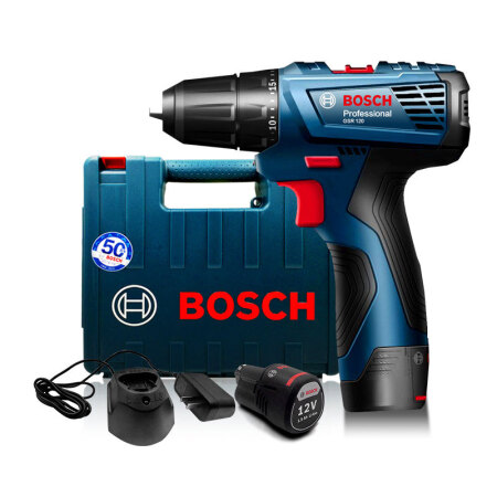 博世（BOSCH）GSR 120-Li 双电版12V锂电手电钻电动螺丝刀 家用多功能充电式电钻