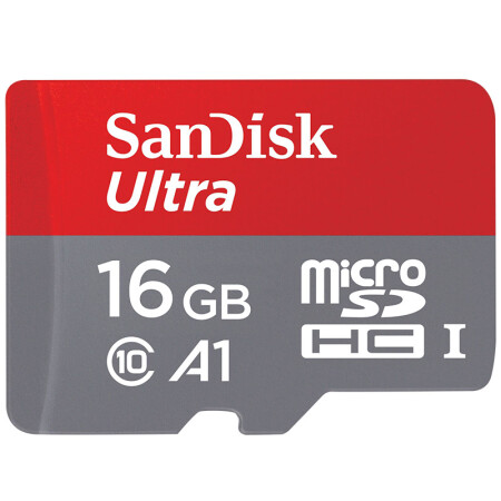 闪迪（SanDisk）A1 16GB 读速98MB/s 至尊高速移动MicroSDHC UHS-I存储卡 TF卡