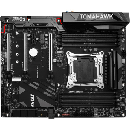 微星(msi)x99a sli主板(intel x99a /lga 2011-3 socket)