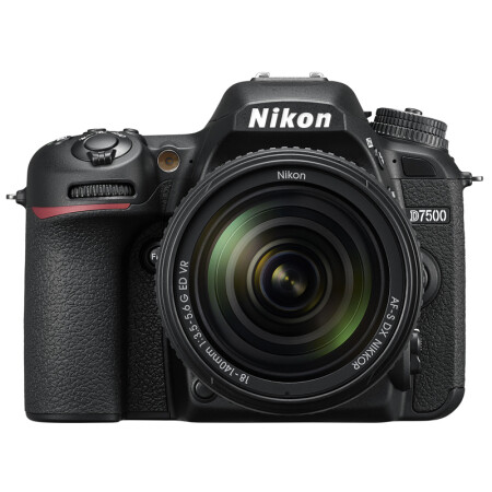 尼康（Nikon）D7500单反套机（AF-S 18-140mmf/3.5-5.6G ED VR 镜头）黑色