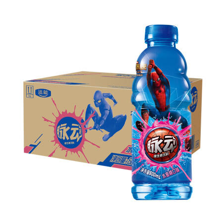 脉动（Mizone） 维生素饮料 水蜜桃味 600ml *15瓶 整箱,降价幅度0.9%