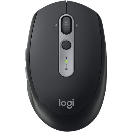 罗技（Logitech）M590 多设备静音无线鼠标 无线蓝牙优联双模跨计算机控制鼠标 石墨黑