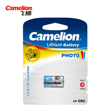 飞狮（Camelion）CR2 3V 锂电池 1节 测距仪/照相机/拍立得/手电筒/军工用品/医疗用品/智能仪表