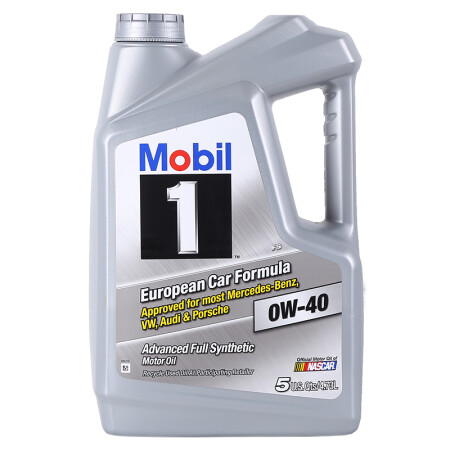 美孚（Mobil） 1号 全合成机油 美国原装进口 0W-40 SN级 4.73L（5Qt）