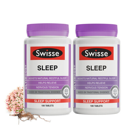 Swisse 睡眠改善片 100片*2瓶 澳洲进口,降价幅度20.8%