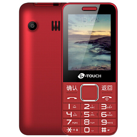 天语（K-TOUCH）E2 电信2G 老人手机 红色