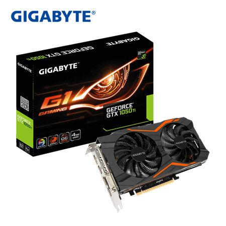 技嘉(GIGABYTE)GTX 1050Ti G1 GAMING 1366-1480MHz/7008MHz 4G/128bit GDDR5显卡,降价幅度7.1%