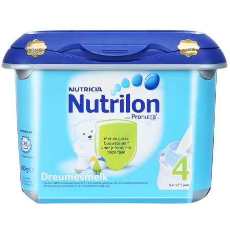 荷兰牛栏诺优能Nutrilon婴幼儿配方奶粉 4段(12-24个月)800g 安心罐,降价幅度7.1%