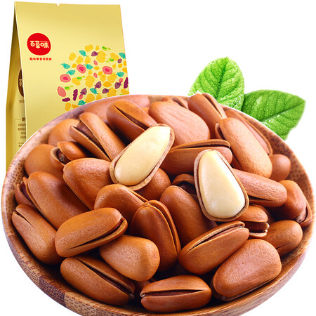 百草味 坚果炒货 干果零食 东北松子200g\/袋