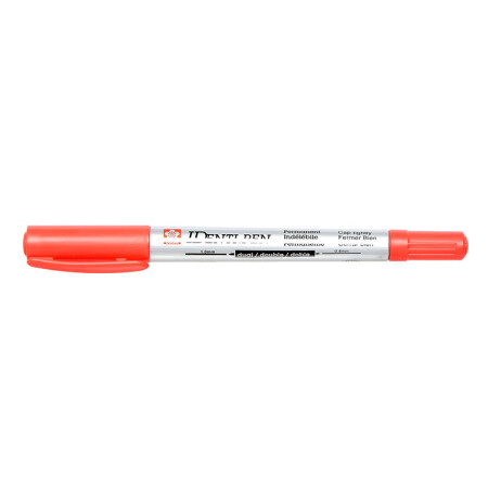 樱花Sakura 双头记号笔 XYK-T#19 红色 油性小双头记号笔 勾线笔 光盘笔