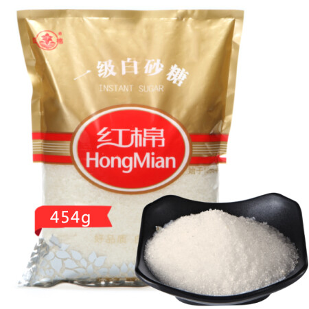 红棉 一级 白砂糖 糖水用糖 白糖 454g