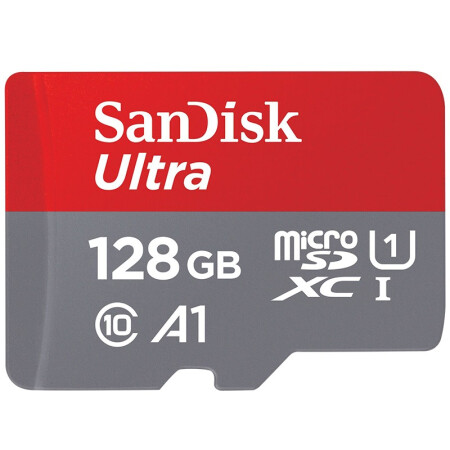 闪迪（SanDisk）A1 128GB 读速100MB/s 至尊高速移动MicroSDXC UHS-I存储卡 TF卡