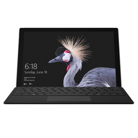 【黑色键盘套装】微软（Microsoft）新Surface Pro 二合一平板电脑 12.3英寸（Core i7 8G内存 256G存储 ）,降价幅度11.8%