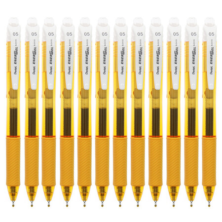 派通(pentel)bln105 中性笔 速干水笔 彩色按挚式针管笔 0.